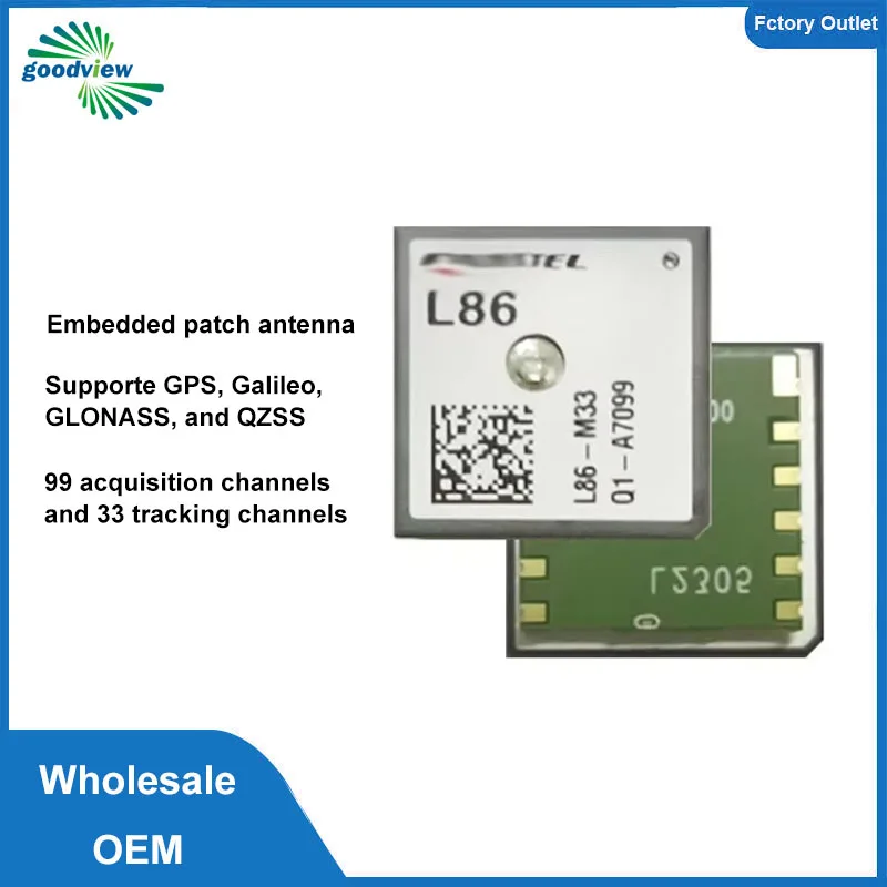 

In stock L86-M33 Ultra-compact GNSS module with patch antenna 18.4mm*18.4mm Tracking Module Support GPS/Galileo/GLONASS/QZSS