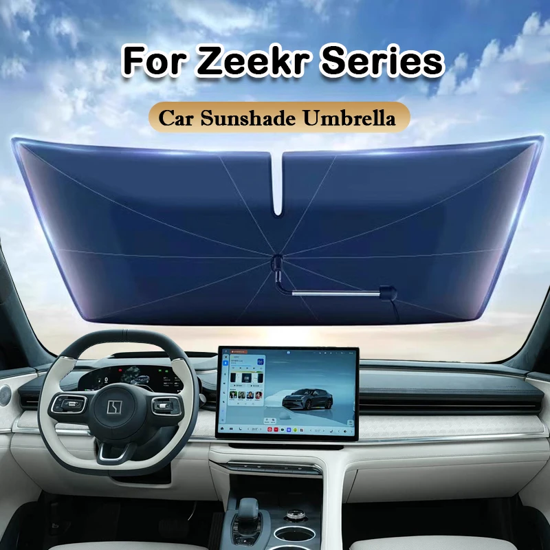 

For Zeekr X 001 007 009 Car Windshield Sunshades umbrella UV Protection Heat Insulation Car Interior Protection Auto Accessory