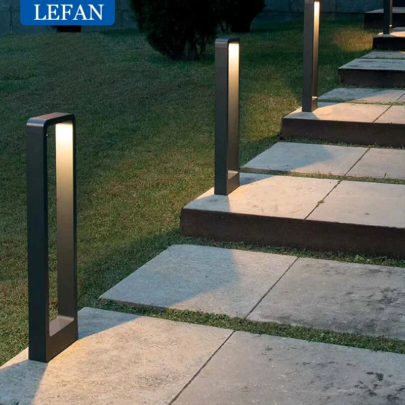 high power cob led lawn lamp bollard exterior light ao ar livre piso patio estrada iluminacao de paisagens ip68 01