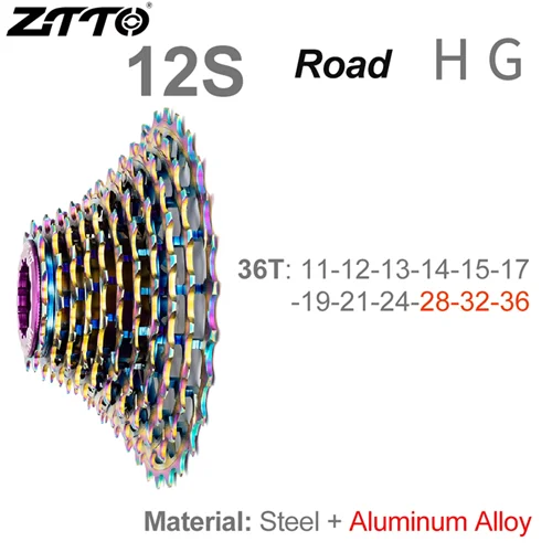 週末特価】新品・超軽量 ZTTO HG 12速 11-28T スプロケット 週末特価