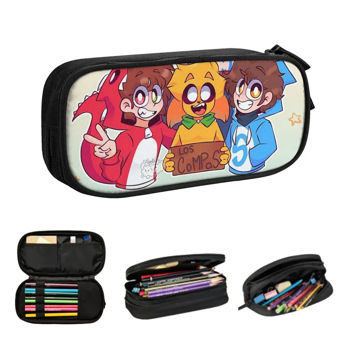 

Compas Family Pencil Cases for Student Gifts Pen Box Pencil Bag Large Capacity Pencil Pouch Pen Holder