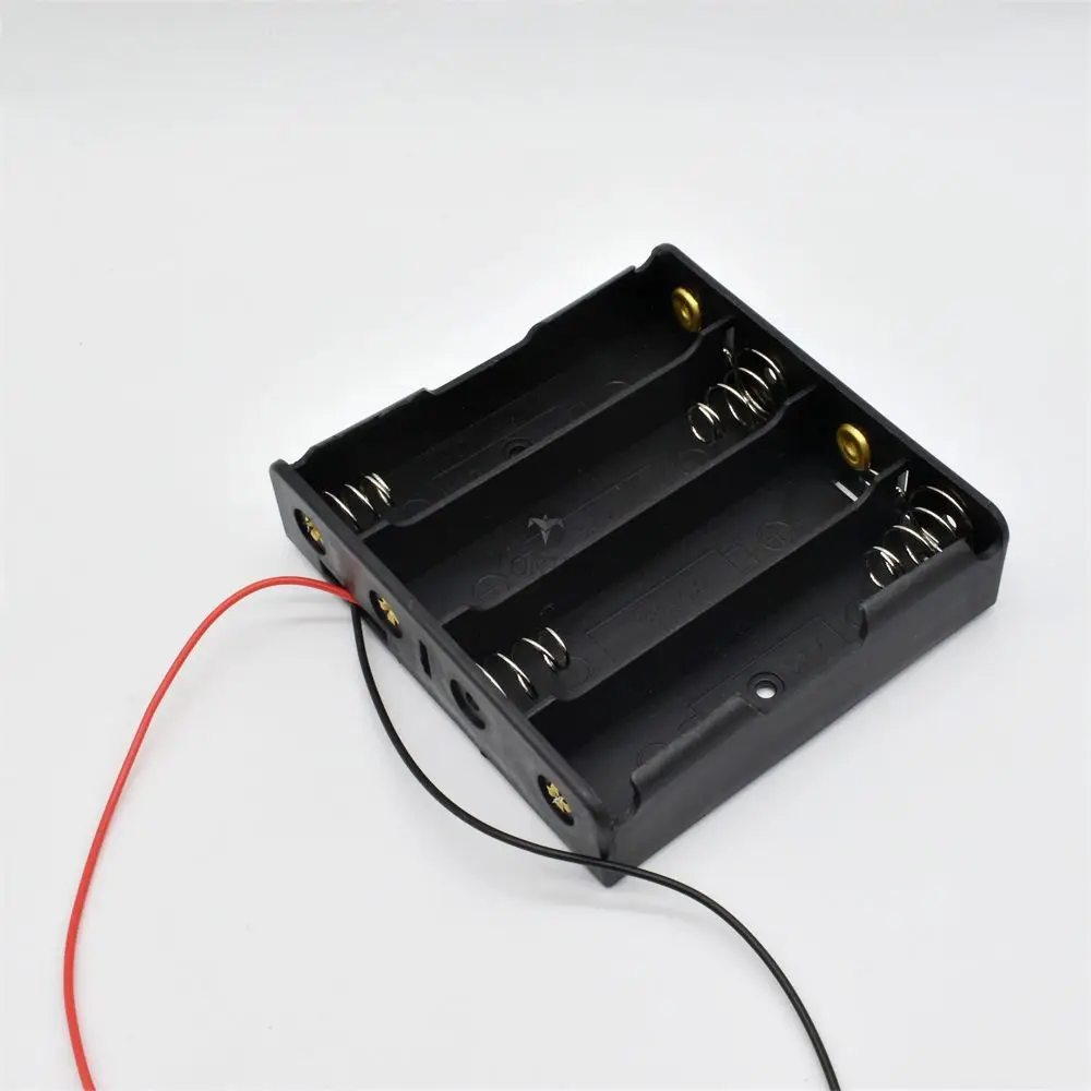 DIY 18650 Battery Box Storage Case 1 2 3 4 Slot Power Bank Cases Battery Holder Container High Quality With Wire Lead LT00143