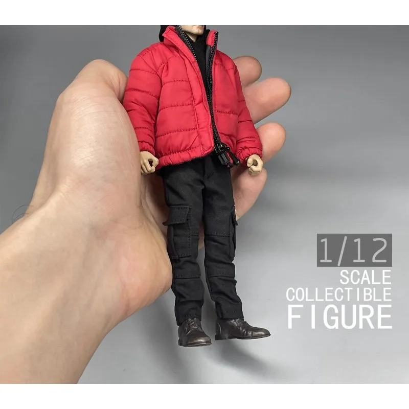 

1/12 Scale Trendy Soldier Multi Color Down Jackets Clothes Model Accessory for 6-inch Action Figures Body Ornaments