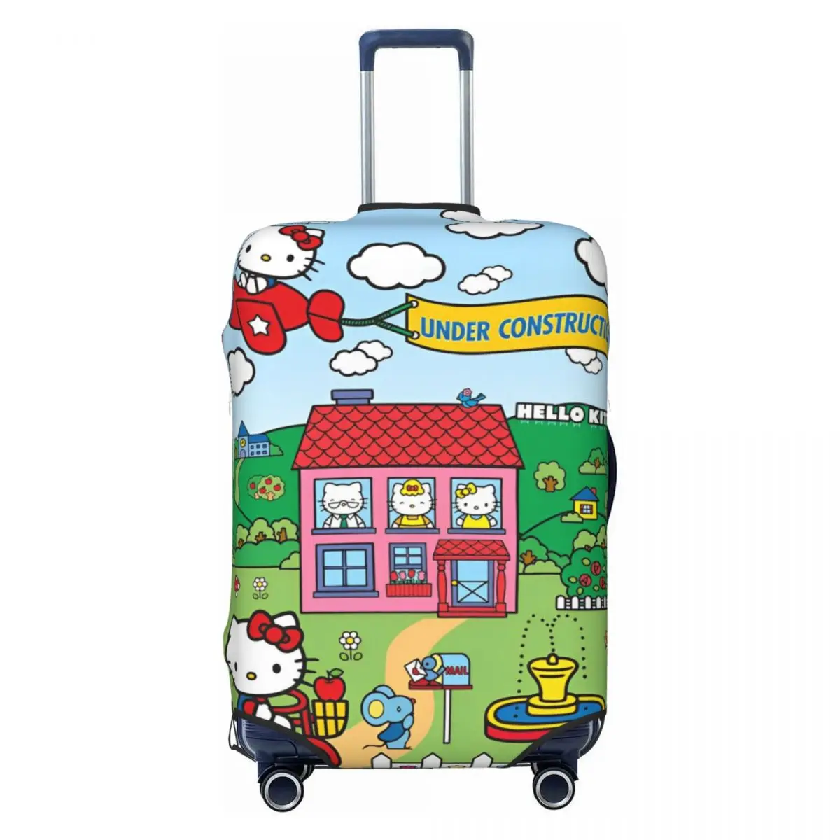 

Hello Kitty Luggage Covers For Suitcases Travel Suitcase Cover Protector Fit 18-32 Inch Luggage