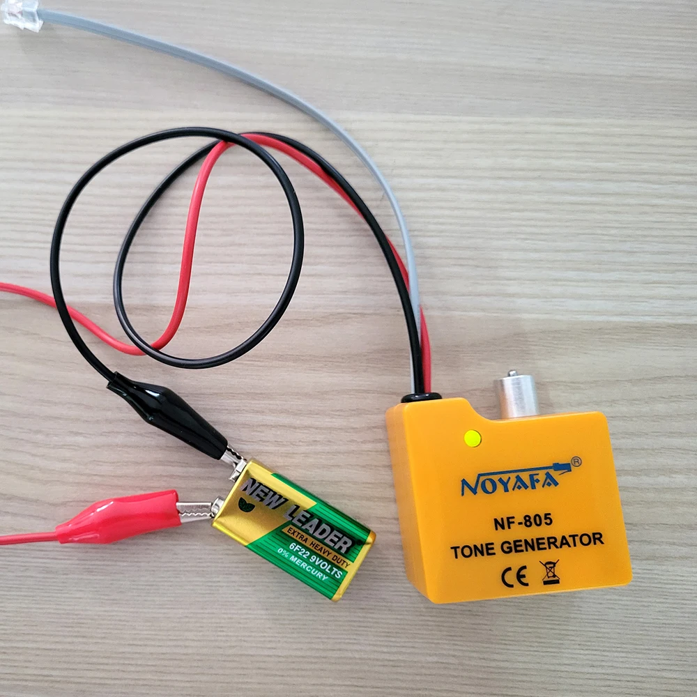 Imagem -06 - Noyafa-cable Tester com Volume Ajustável Gerador de Tom Alta Precisão Wire Tracer Amplificador Indutivo Nf805 200ep