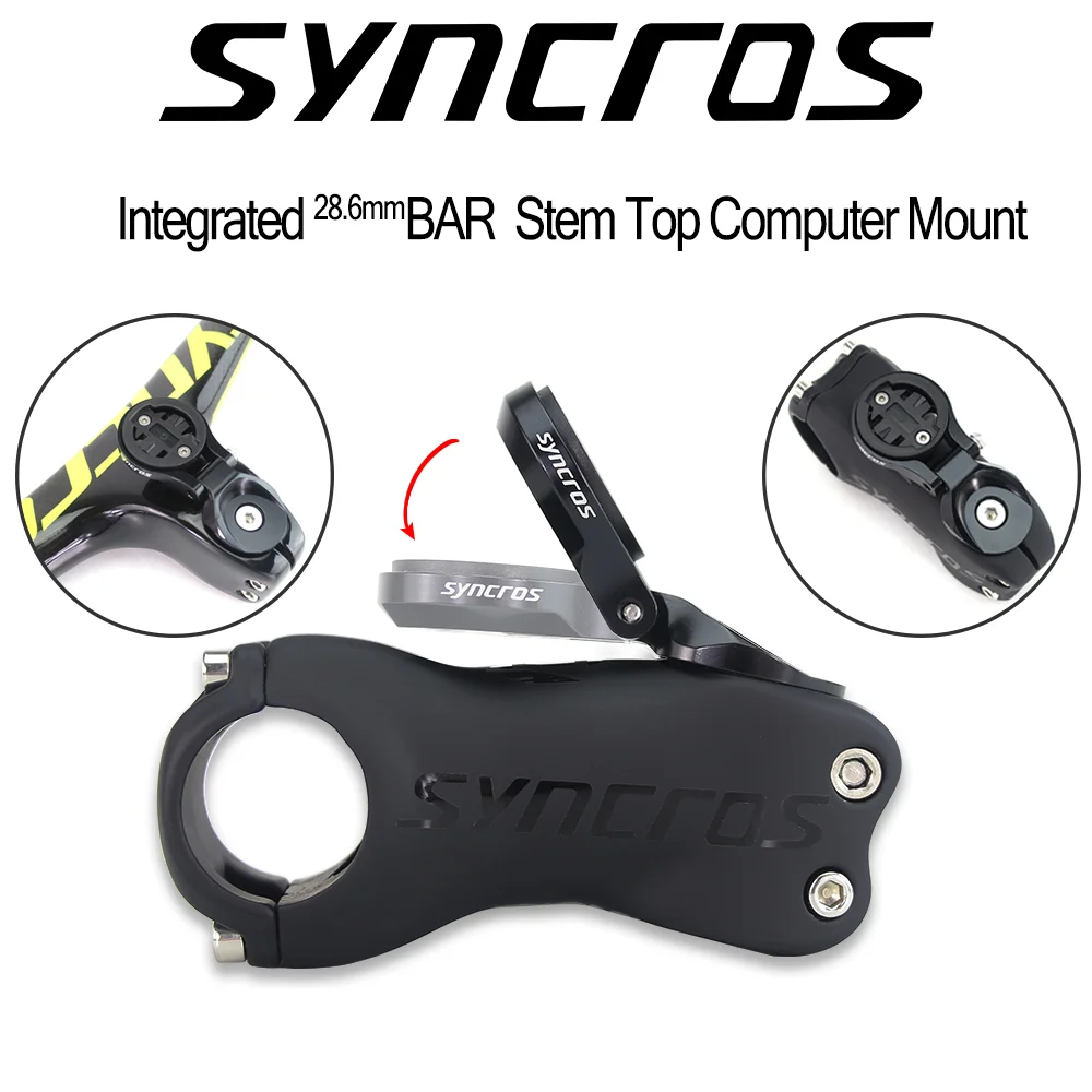 

Syncros-Bicycle Top Computer Mount for Wahoo, Garmin, Bryton, CAT, EYE, Mountain Bike Mount Accessories, Cycling Stopwatch Stand