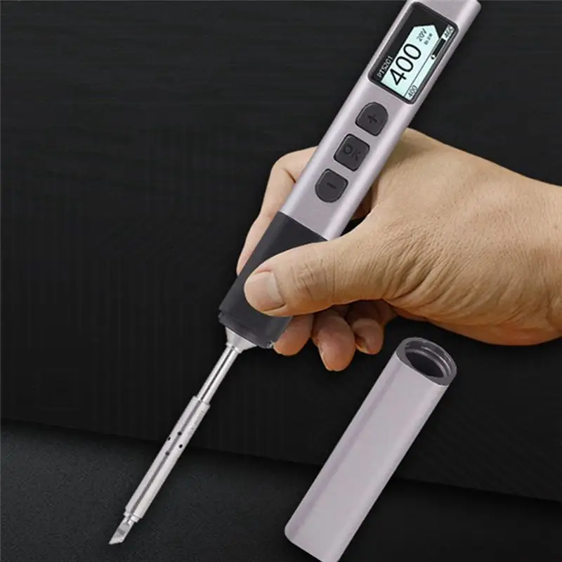 A42Z-PTS201 Smart Electric Soldering Iron 100W Mini Portable Fast Heating Soldering Station Universal Soldering Iron Tip