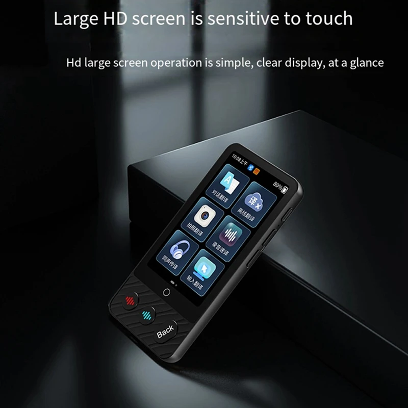 M50 AI Voice Real Time Translator Machine 142 Multi Online Languages Voice-Record 3.97 Inch Portable Offline Tradutor