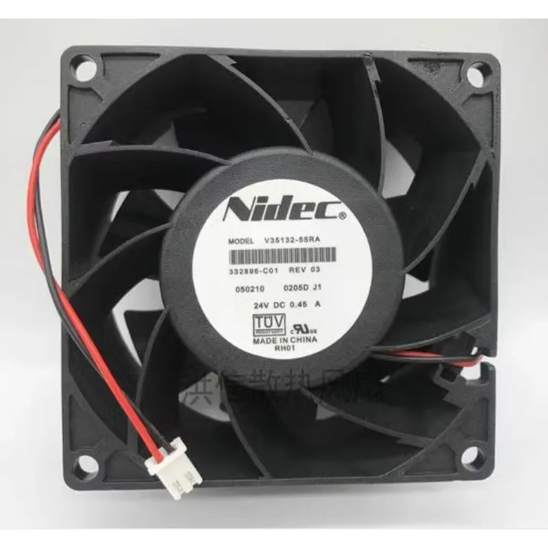 

Original New Cooler Fan for Nidec V35132-16F V35132-55RA DC24V 0.45A Inverter Axial Fan