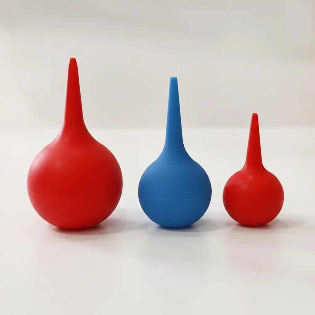 1Pack New Syringe Rubber Ear Washing Squeeze Bulb Single Handed Ear Suction Bulb For Wax Removal Ear Cleaning Bulb