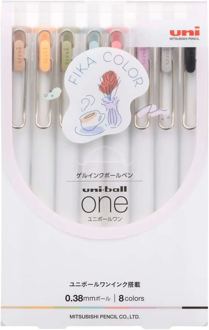 

Gel Pen Set 0.38mm Fine Point 8 Colors Smooth Writing for Journaling Office School Supplies