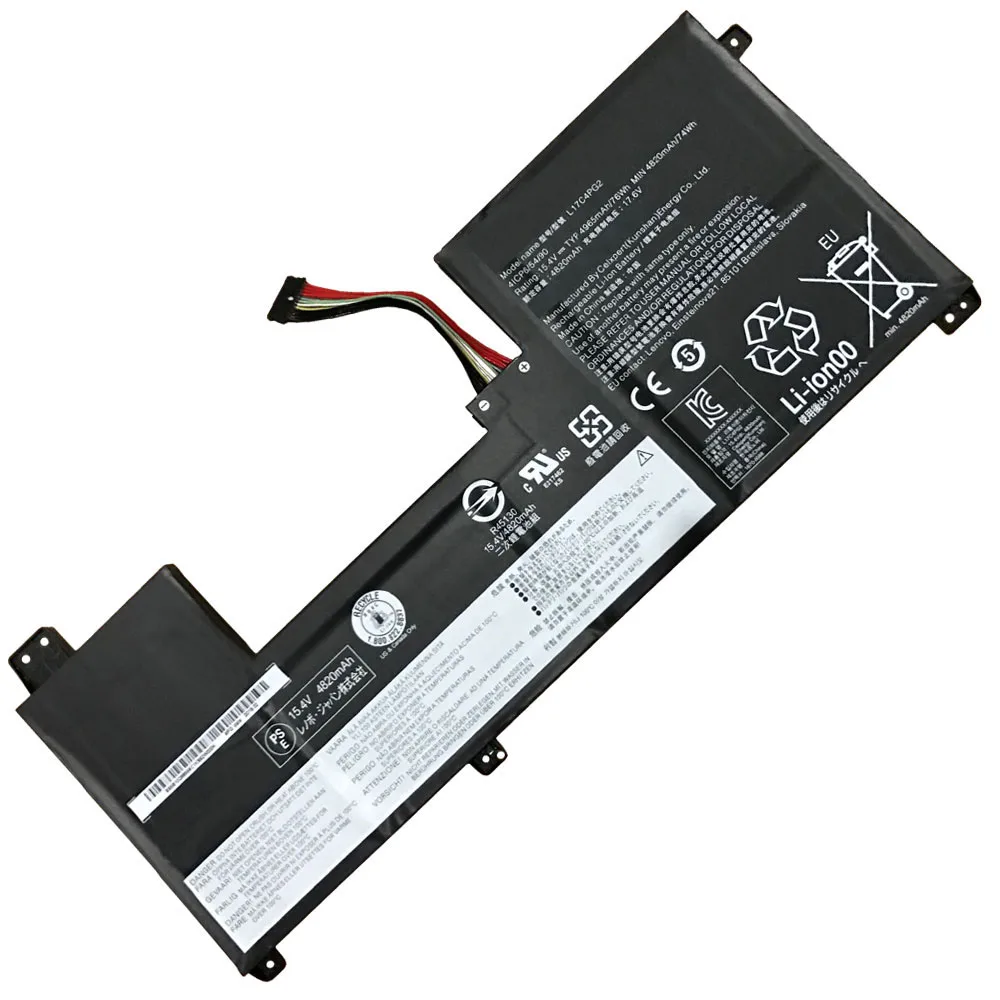 76Wh L17M4PG2 L17L4PG2  L17C4PG2 L17S4PG2 Laptop Battery  For Lenovo Legion Y730  Y730-17 Y740-17 17ICH 4ICP6/54/90