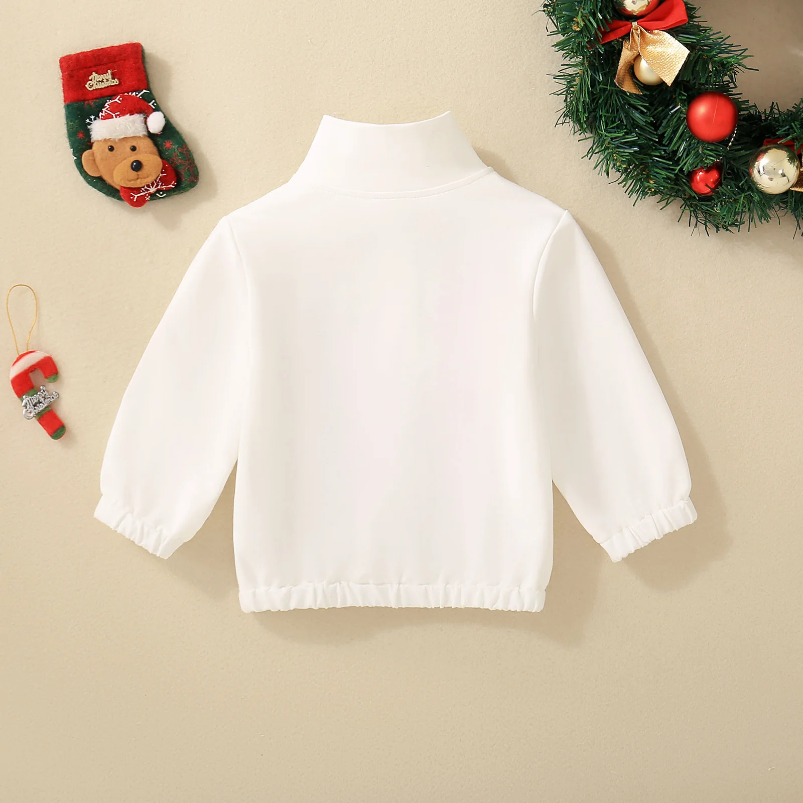 Spring Autumn Unisex Baby Star Cane Embroidered Fashion Cute Long Sleeve Jacket for Infants And Toddlers