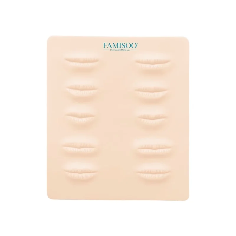 Tattoo Practice Skin 5PCS 3D Blank Fake Tattoo Skin Synthetic Leather for Eyebrow Permanent Makeup Tattoo Beginner Exercise Tool