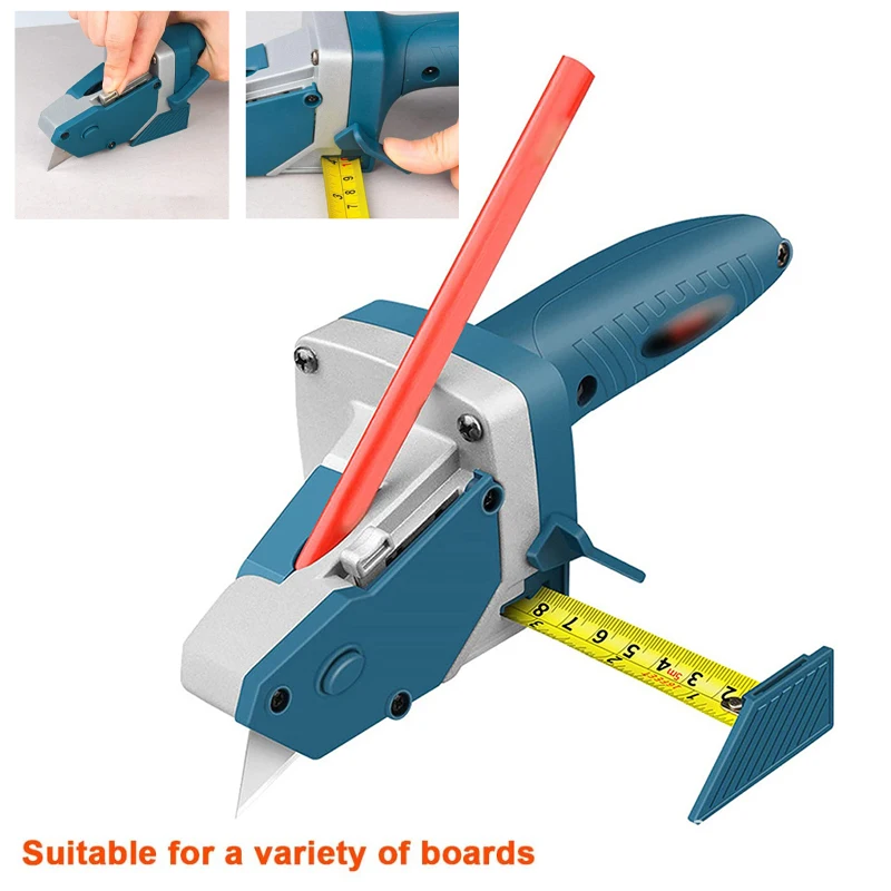 Gypsum Board Cutter Scriber Plaster board Edger Drywall Automatic Cutting Artifact Cutter Tool Scale Home Woodworking Hand Tools