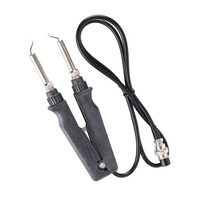 1pc Double Soldering Iron Tweezer Handle Clip Quick Heating For 902 For ESD For SMD Soldering Accessories