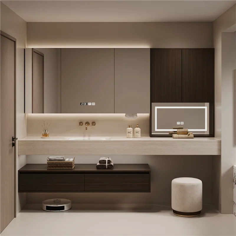 

Large size decoration bathroom cabinet aesthetic modern designer accent luxury cupboard organizer gabinete ornaments home decor