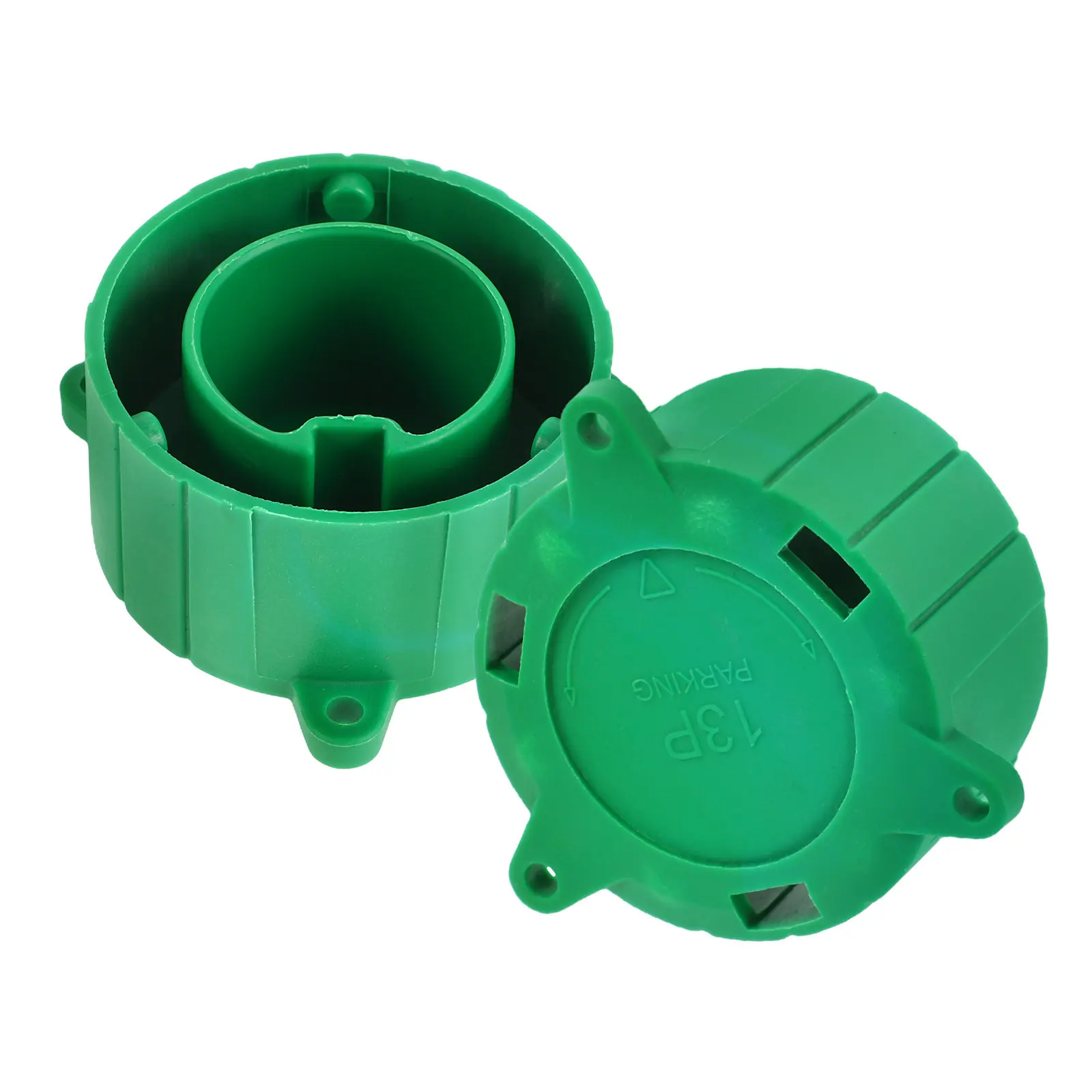 2Pcs 13 Pin Trailer Connector Protective Cover Heavy Duty Weatherproof Cap for Rv Travel Trailer Truck Electrical Socket Plug