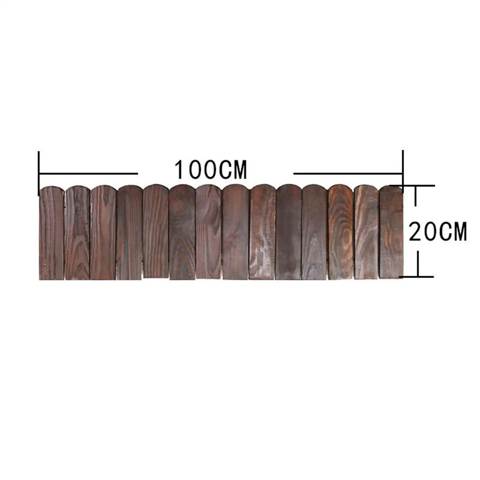 Decorative Garden Fence, Wooden Garden Pet Fencing Barrier, Garden Barrier Edging, Fencing for Landscape, Patio, Lawn