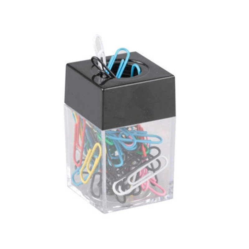 16FB Multifunctionele paperclippendispenser voor metalen pinnen, punaises, paperclips