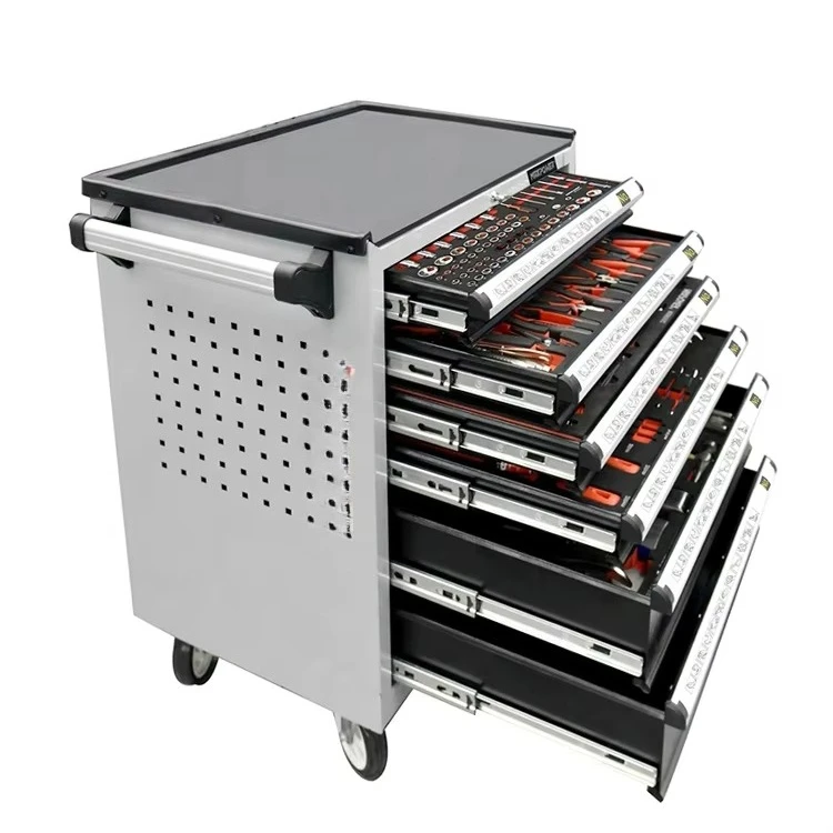 

Customizable 368pcs Workshop Garage 6 Drawer Car Roller Cabinet Car Repair Tools