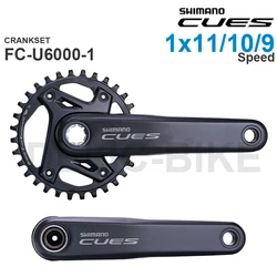 SHIMANO CUES U6000 Series 10-speed 2-PIECE CRANKSET FC-U6000-1 1x11/10/9-speed Original parts