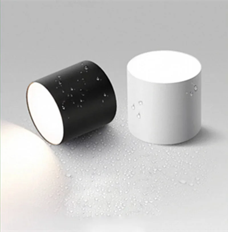 IP65 waterproof surface mounted tube 7W9W12W15W24W light outdoor LED outdoor bucket light bathroom bathroom balcony canopy three