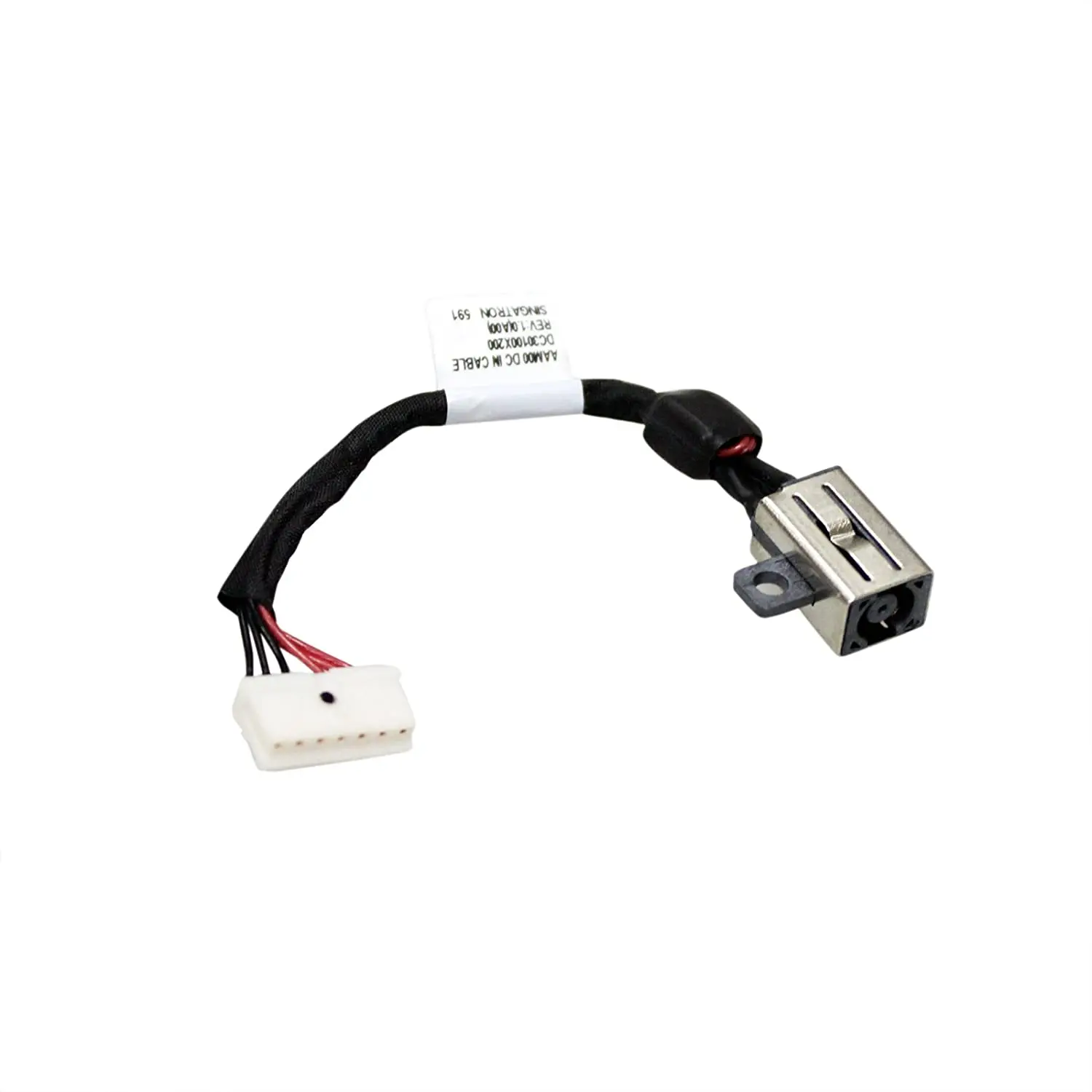 DC Power Jack with Cable Socket Plug Charging Port for Dell Precision 5520 5510 P56F001 64TM0 DC30100O800 XPS 15 9550 9560 9570