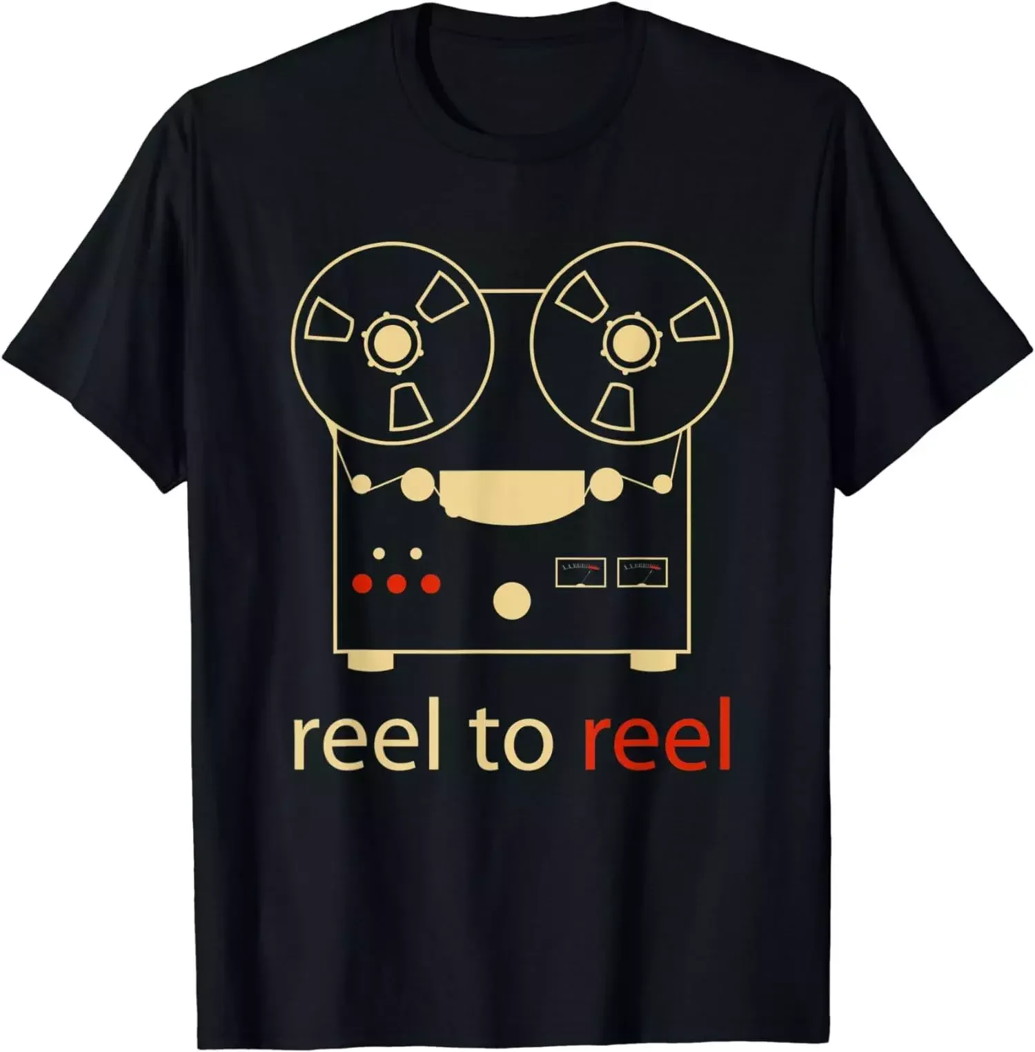 Analog Tape Hi-Fi Vintage Stereo Reel To Reel T-Shirt