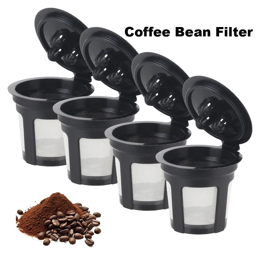 3/4 Pcs Coffee Accessories Tools Reusable Barista Coffeware Sets Coffee Bean Filter Portable Tea Tube Bottle Glass Espresso