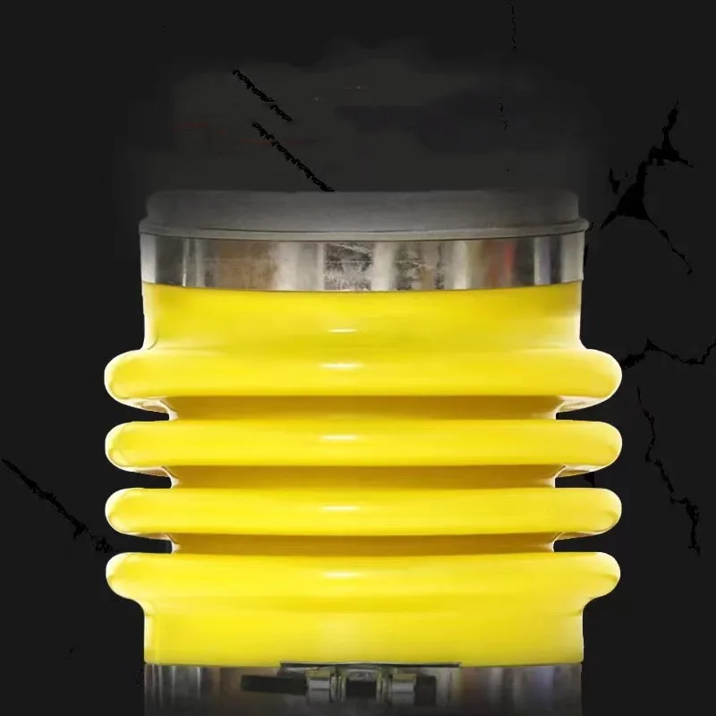 Imagem -04 - Poliuretano Salto Jack Fole Inicialização 17x24.5cm para Wacker Rammer Compactador Calcadeira para Ferramentas Elétricas Acessórios 1pc Amarelo