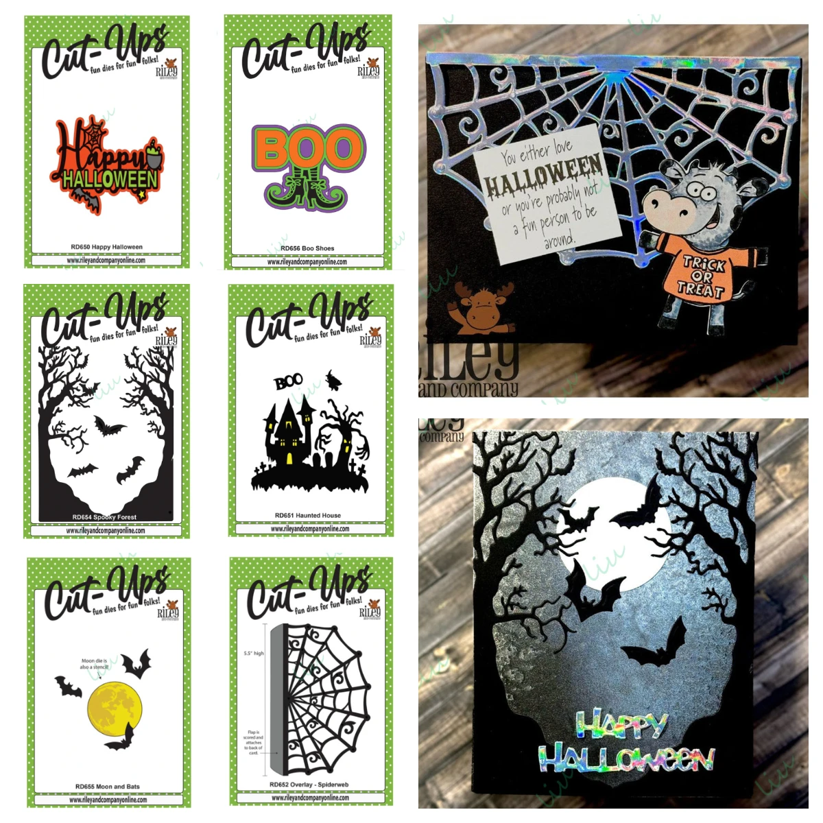 

2025 August New Halloween Metal Cutting Dies for DIY Album Calendar Decoration Handmade Moon and Bats Boo Shoes Haunted House