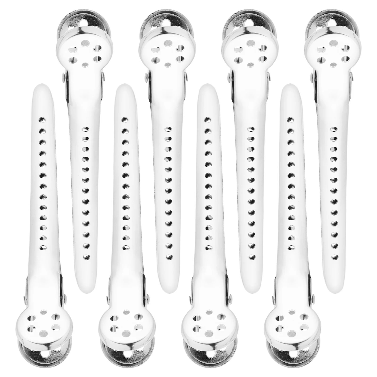 8 PCS Safe Hair Clips Easy to Use Separating Metal Hairdressing Strong Grip Hairpin