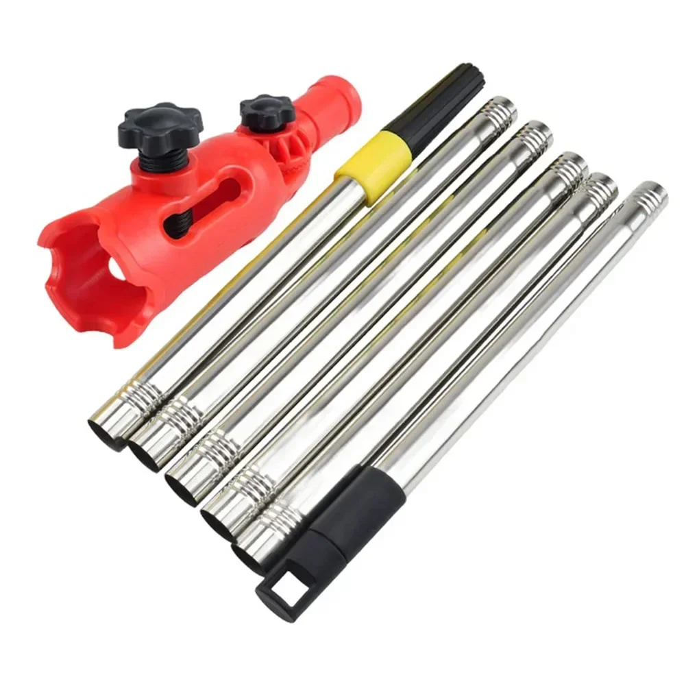 1 7 Meter Extension Rod Paint Roller with Screw Thread Clamp and Multi Angle Function for Painting Ceilings Walls Corners Stairs