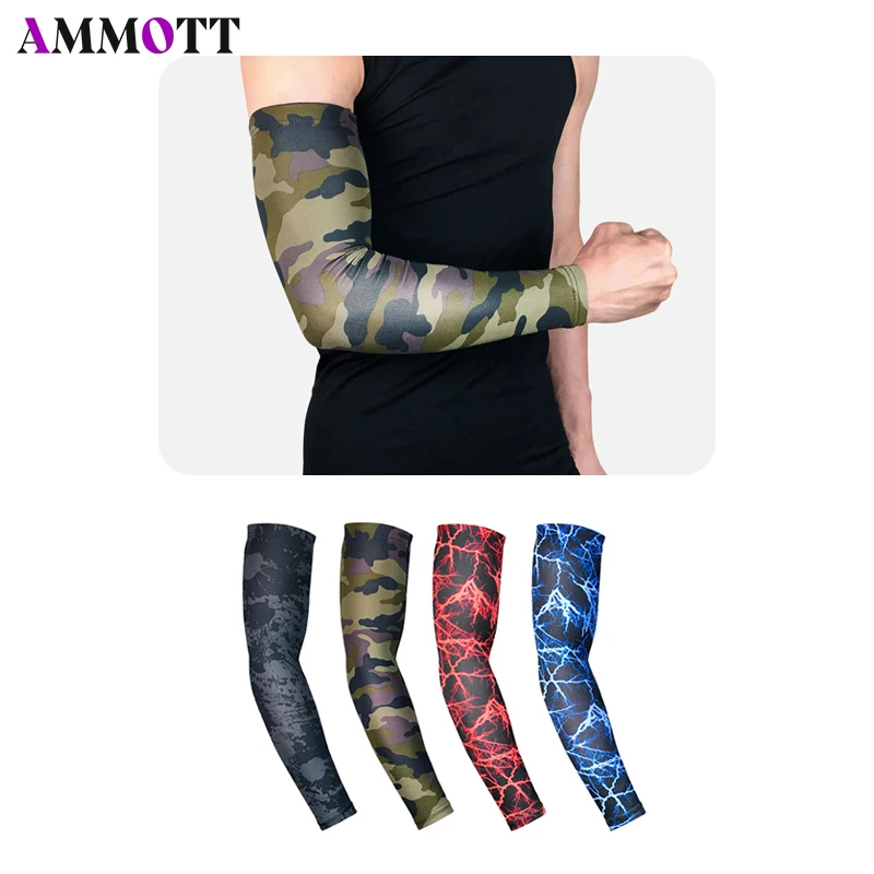 

1pair UV Protection Cooling Arm Sleeves for Men & Women Sun Protection for Cycling Driving Running Basketball Football Tennis