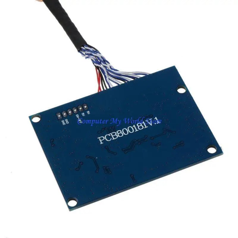 1SET Standard 20Pin 1-Ch LVDS إدخال إلى 50Pin TTL Port Outdure Dript Board مع كابل #5