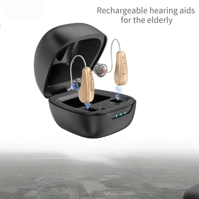 Rechargeable Noise Cancelling Hearing Aid Best Ear Devices Elderly 2024 Provide clear Sound Deaf High Quality