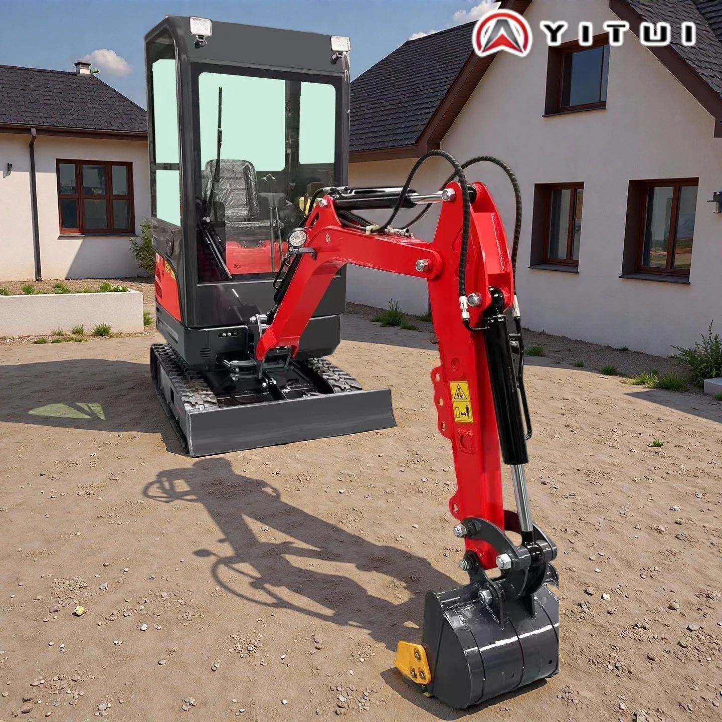 Customized Euro 5/CE/EPA Mini Excavator 2 Ton Reliable Kubota Engine Compact Digger for Home DIY & Garden Renovation