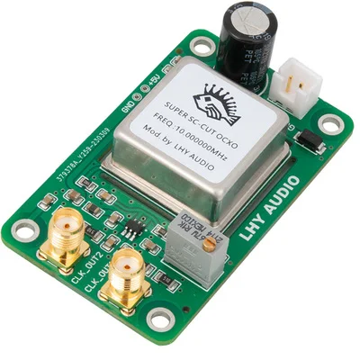 Audio 10 MHz 25 MHz frequentie twee-weg uitgang OCXO thermostatische kristaloscillator klok board upgrade netwerkkaart