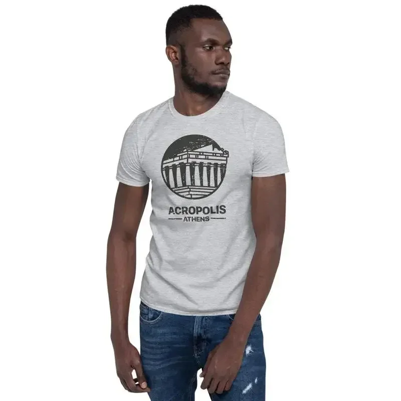 Antikes Griechenland Athen Akropolis T-Shirt Retro Vintage Griechische Ruinen