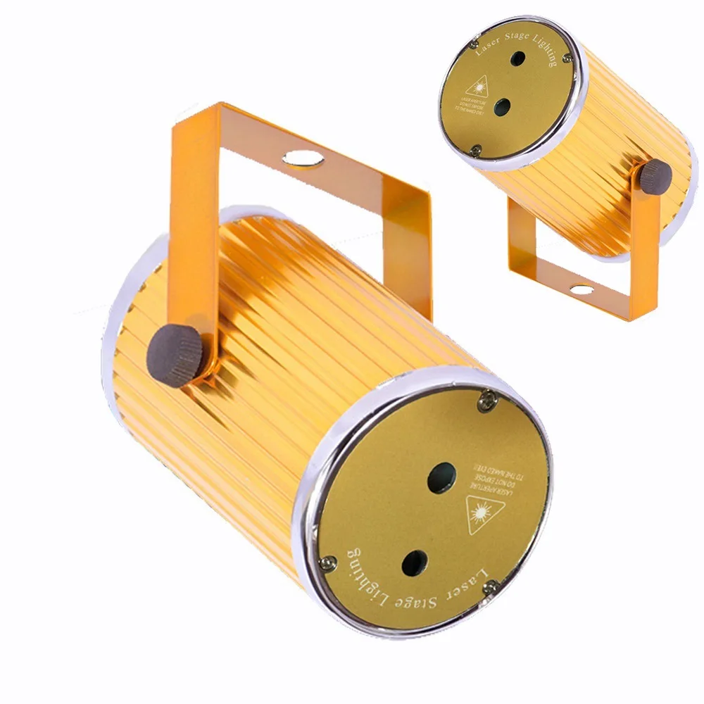 36 modalità RGB Laser Light LED Disco Light Projection Lamp Effect Light Stage Lights Party DJ KTV Holiday Tow lampada Flash gialla