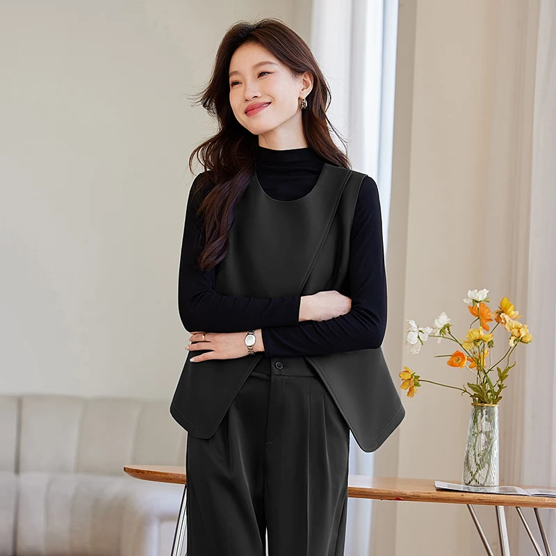 

Niche and stylish~Women's skirt suit2024Autumn suit vest and elegant trousers set