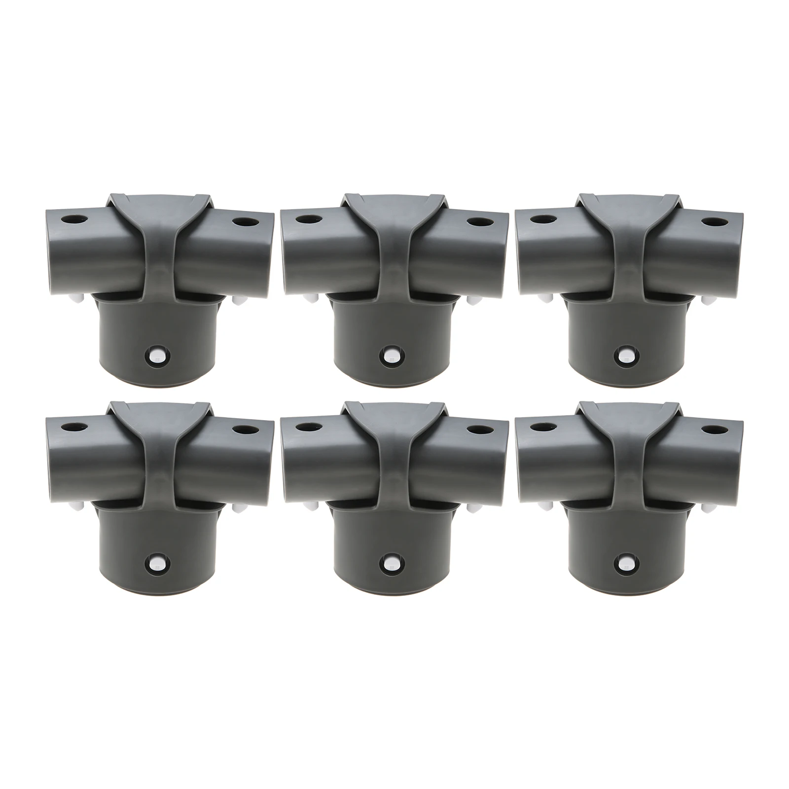 6 Pcs Plastic T-Joint Leg Amp Beam Pool Parts Compatible for Intex 12427 Frame Round Pools Replacement Parts