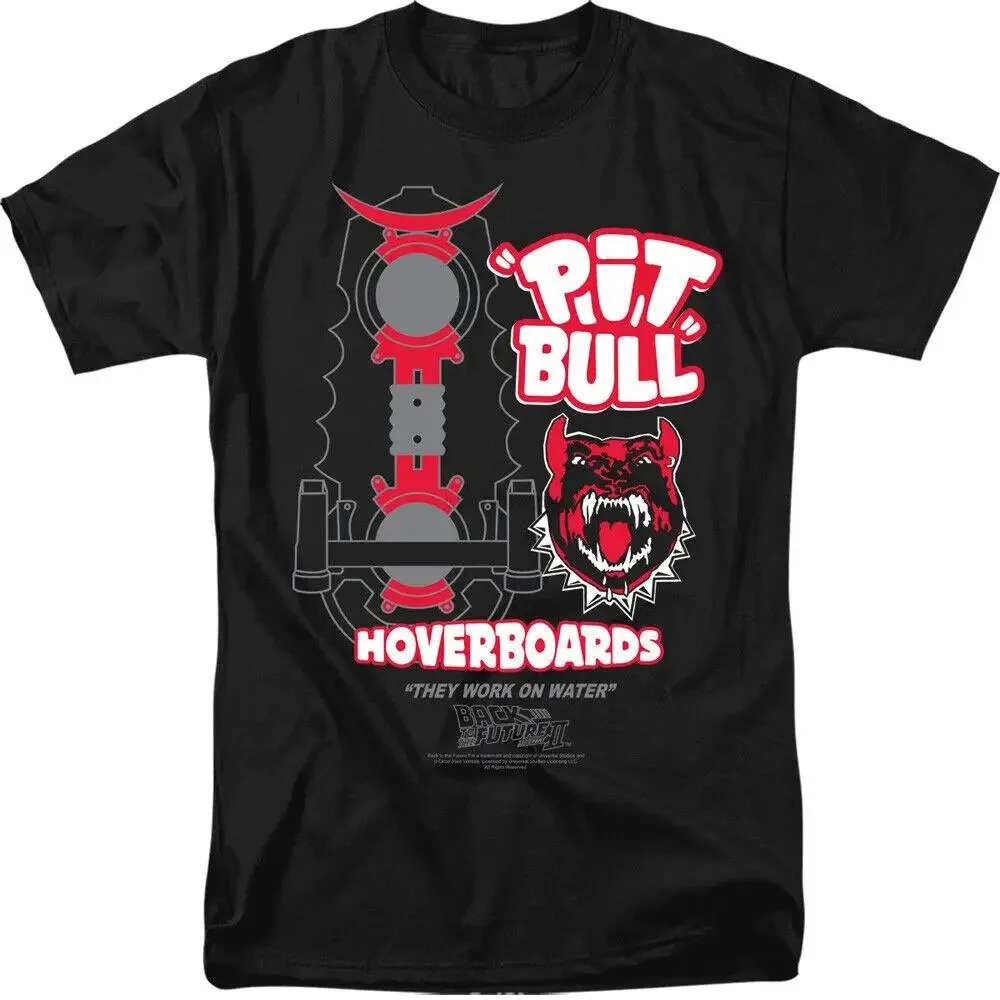 Back To The Future Pitbull Hoverboard Licensed Adult T-Shirt