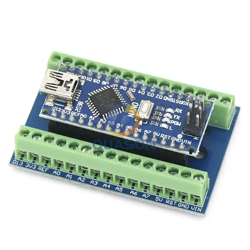 NANO V3.0 3.0 Controller Terminal Adapter Expansion Board NANO IO Shield Simple Extension Plate For Arduino AVR ATMEGA328P