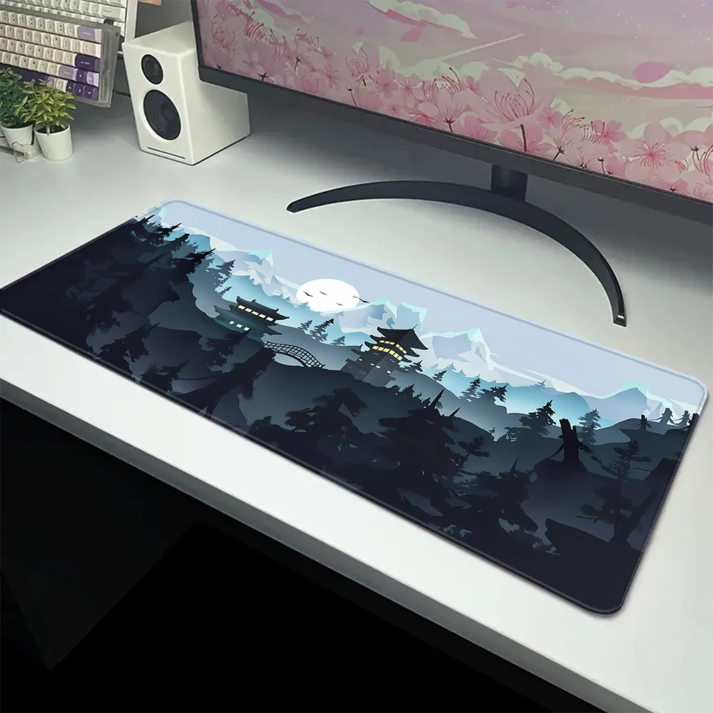 

Fire Watch Quality Mouse Pad Gaming Mousepad Large Forest Keyboard Pads Deskmat Game Mouse Mat Gamer Desk Mice Pad 80x30cm