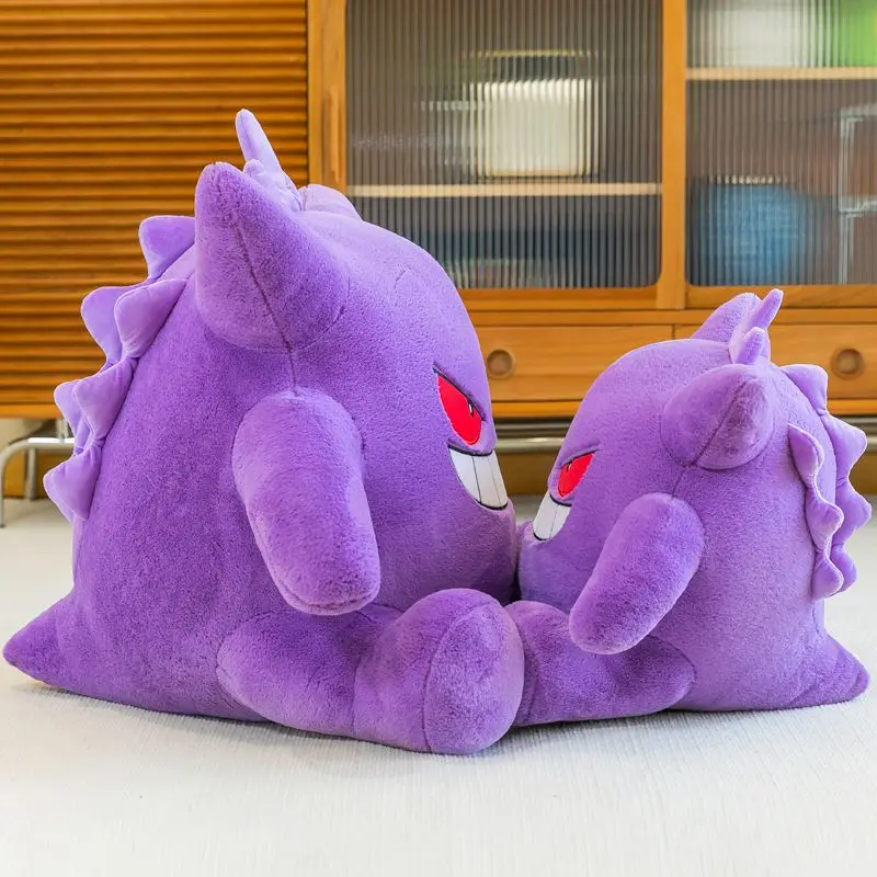 

35/45cm Pokemon Gengar Stuffed Plush Toys Cartoon Cute Anime Dolls Huge Purple Pokémon Plushie Pillow Birthday Gift for Kids