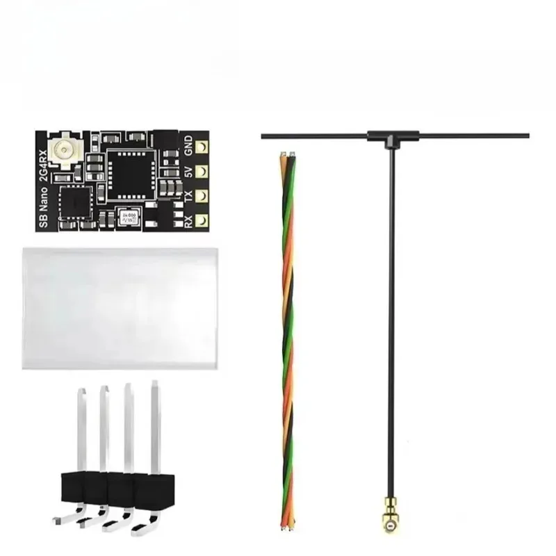 SpeedyBee NANO ELRS ตัวรับสัญญาณ Dual Band 2.4 GHz/915 MHz Long Range Latency ต่ํา FPV Drone สําหรับ Professional Drones อะไหล่