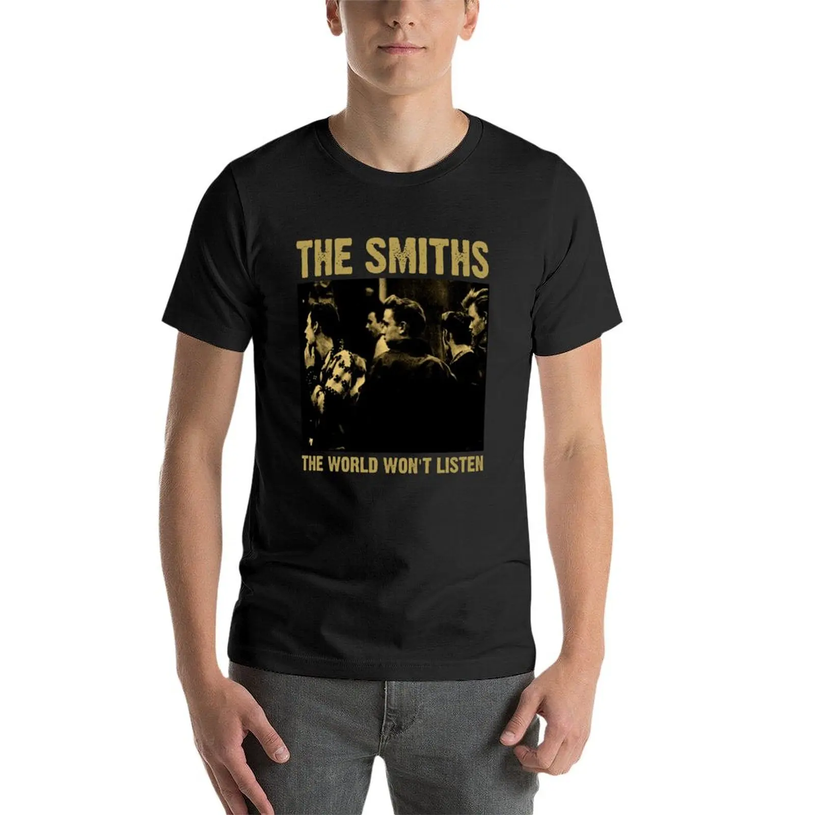 Camiseta The Smiths, World will't Listen, camiseta Ultra suave