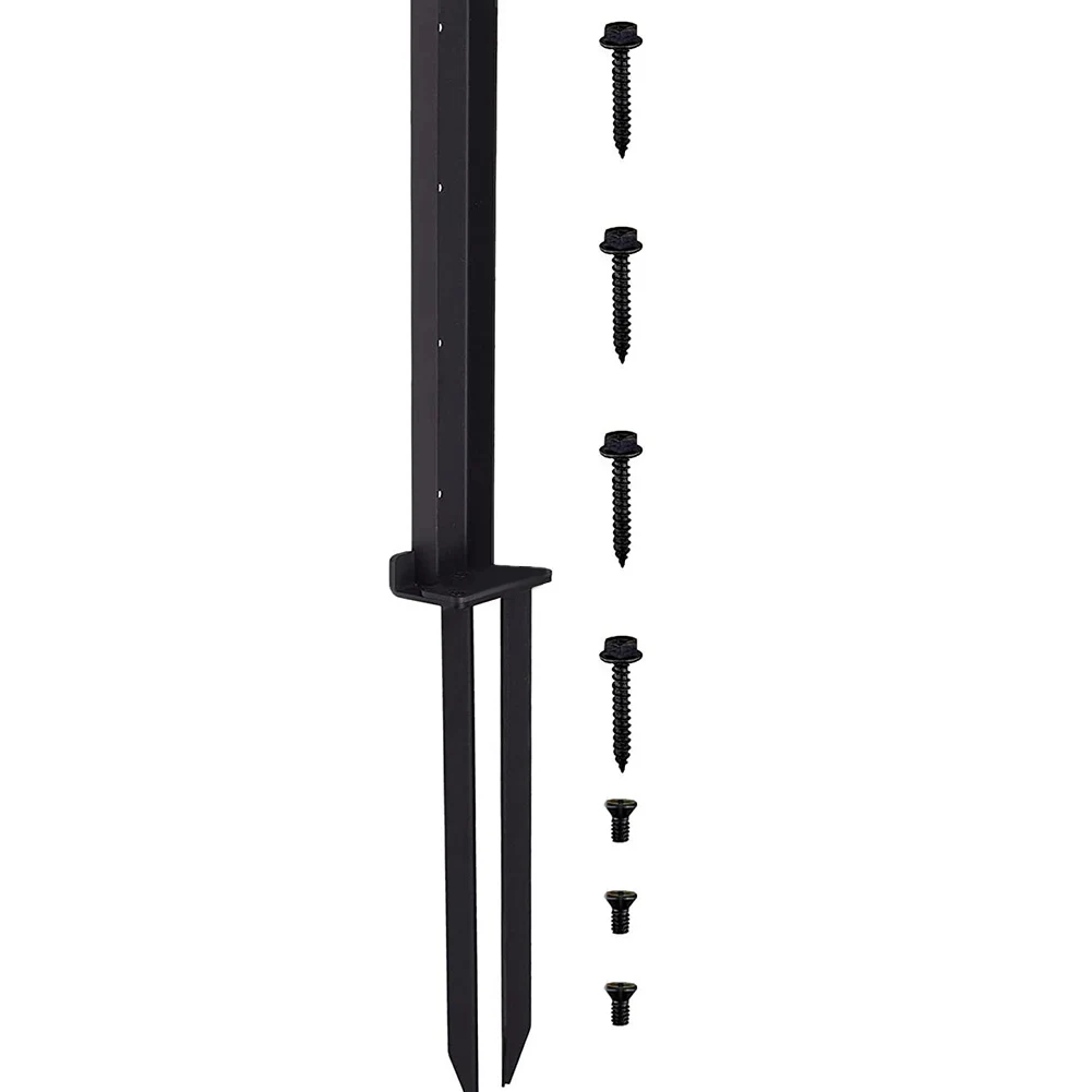 Anchor Repair Kit com Triângulo Design, Postes de madeira inclinado, Maior Estabilidade, Cerca Post, Restaurar e Reforçar